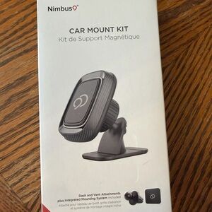 Black Magnetic Car Mount Kit